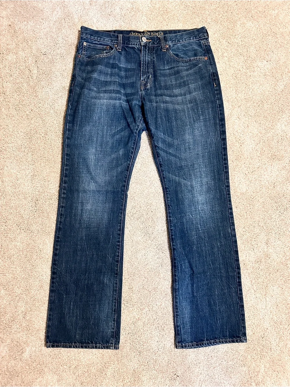 American Eagle Outfitters Dark Blue Original Bootcut Jeans